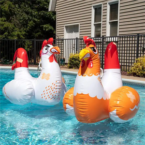 Jouet gonflable personnalisé en forme de coq pour la baignade - Product Image 6
