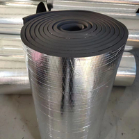 Panneau en mousse de caoutchouc PVC NBR flexible ignifuge pour l'isolation thermique et l'insonorisation des bâtiments