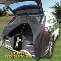 Nouveaux accessoires intérieurs automobiles voiture hayon moustiquaire pour SUV MPV Camping coffre intimité maille voiture hayon moustiquaire