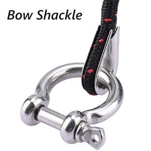 भारी शुल्क कार्बन स्टील और स्टेनलेस स्टील डी प्रकार शेकल एम 6 एम 24 ड्रॉप जाली जस्ता या गैल्वेनाइज्ड फिनिश शेकल्स - Product Image 4