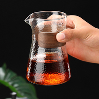Pour Over Coffee alat tahan panas 500ML, panci kopi kaca Dripper cangkir teh Server