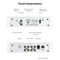 ADONN Car DSP Amplifier 6 Kanal  Langsung dari Pabrik Prosesor Audio Kelas D High Fidelity untuk Peningkatan Sistem OEM