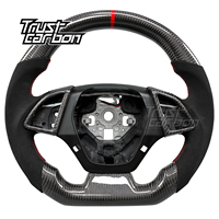 Volant chauffant en fibre de carbone personnalisé pour Chevrolet Camaro RS SS ZL1 LT1 édition Hot Wheels 2016-2022