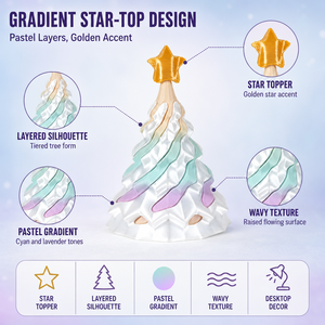 Jouet anti-stress en forme de cône en spirale d'arbre de Noël imprimé en 3D en plastique, cadeau créatif et éducatif pour enfants, décoration de bureau pour les fêtes - Product Image 2