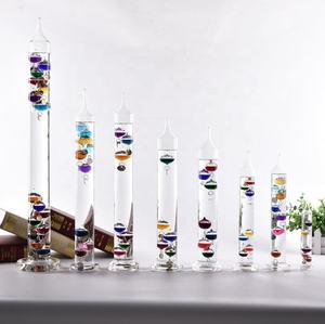 Termómetro de Galileo de Vidrio de Borosilicato de Alta Calidad, Hecho a Mano, Estilo Romántico, Soplado, para Decoración del Hogar, Venta al por Mayor - Product Image 5