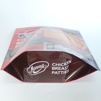 Sacs d'emballage refermables pour aliments pour poulet, sachets d'emballage écologique, en plastique, fermeture éclair, unités