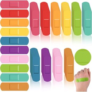 Vendajes infantiles creativos y bonitos con dibujos animados, pegatinas decorativas estilo Q para estudiantes, pegatinas de belleza PE de boutique, vendajes OK. - Product Image 1
