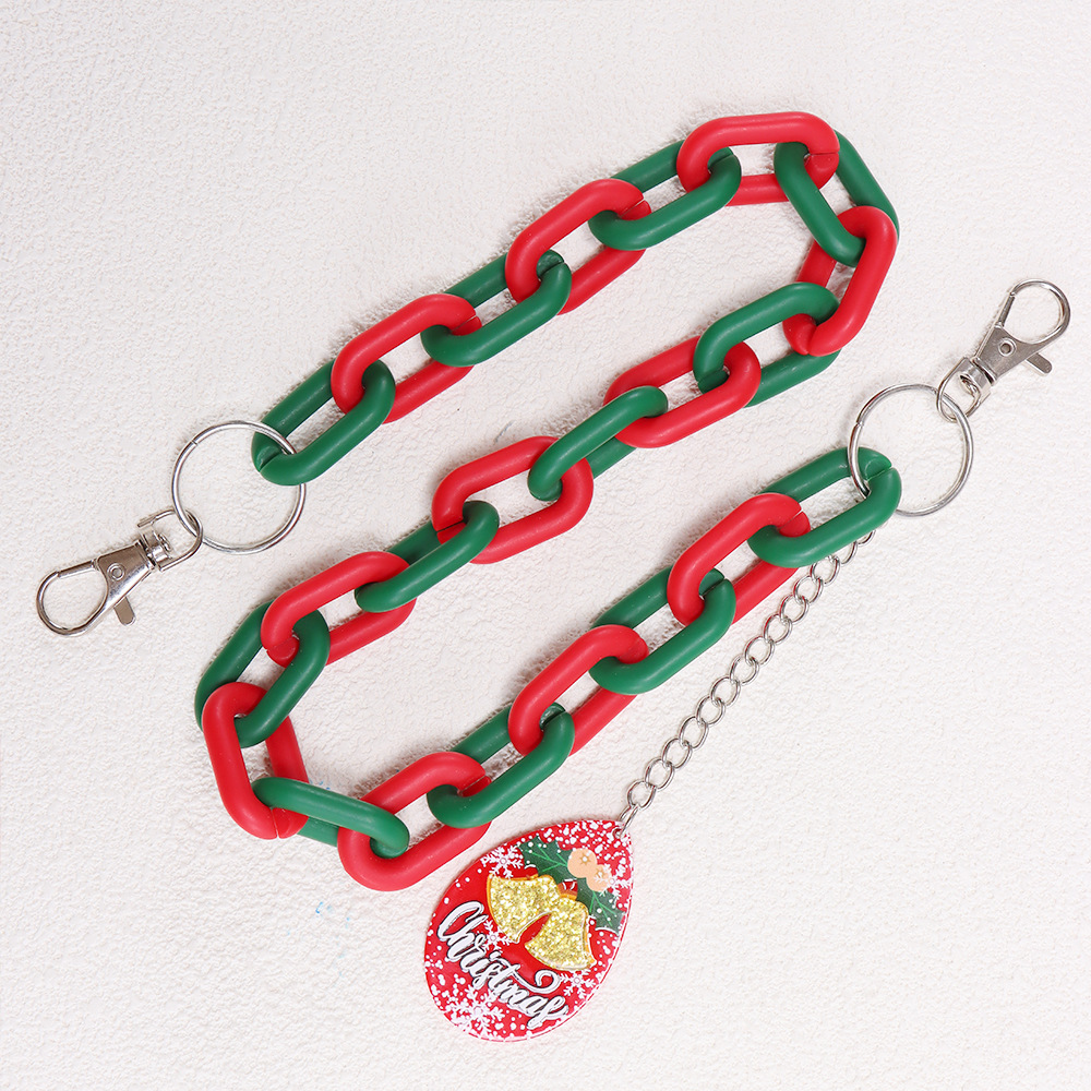 โซ่กางเกงอะคริลิคคริสต์มาสชั้นเดียว