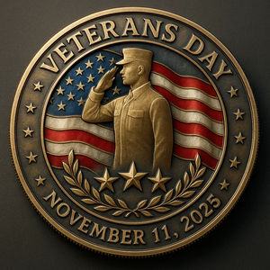 Monedas Redondas Conmemorativas de Veteranos de la Marca MK, Artesanía en Hierro Personalizada, Patriotismo - Product Image 2