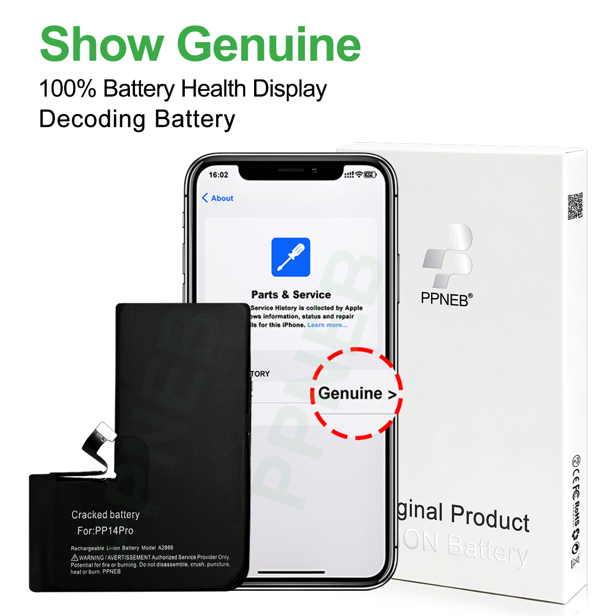 Pour batterie iPhone 14 Pro