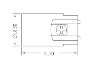 حامل مصباح أنيق GOLO Bakelite E12 بقاعدة 75 واط - Product Image 2