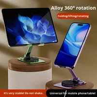Support multifonctionnel en métal T16, étanche, rotatif à 360 degrés, pliable, pour téléphones et tablettes, support de téléphone antidérapant