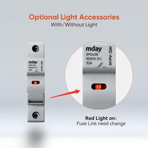 <span class=keywords><strong>Porte</strong></span>-<span class=keywords><strong>fusible</strong></span> Mday à haute capacité de rupture 1-63A 1000V DC 10x38 avec courant nominal de 32A en <span class=keywords><strong>porcelaine</strong></span> 10*38 Lien de <span class=keywords><strong>fusible</strong></span> - Product Image 5