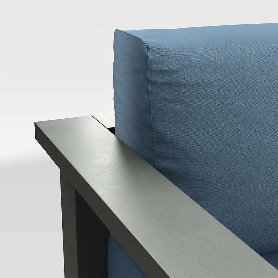 Factory garden set furniture all weather waterproof maintenance free metal aluminum outdoor sofa