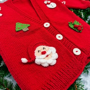 <span class=keywords><strong>Pull</strong></span> <span class=keywords><strong>de</strong></span> Noël personnalisé enfants Cardigan enfants vacances fête père noël pain d'épice homme modèles <span class=keywords><strong>de</strong></span> tricot garçon fille tricot fabricant - Product Image 2