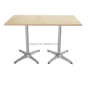 Mesa Redonda Moderna de Madera Contrachapada para Cafetería, Salón, Áreas de Comedor al Aire Libre, Uso en Centros Comerciales y Escuelas - Product Image 4