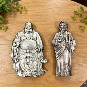 Statue en Obsidienne Argentée en Gros : Déesse Hécate/Bouddha/Méduse/Jésus, Décoration d'Autel Triple Lune en Cristal pour la Méditation Spirituelle - Product Image 5