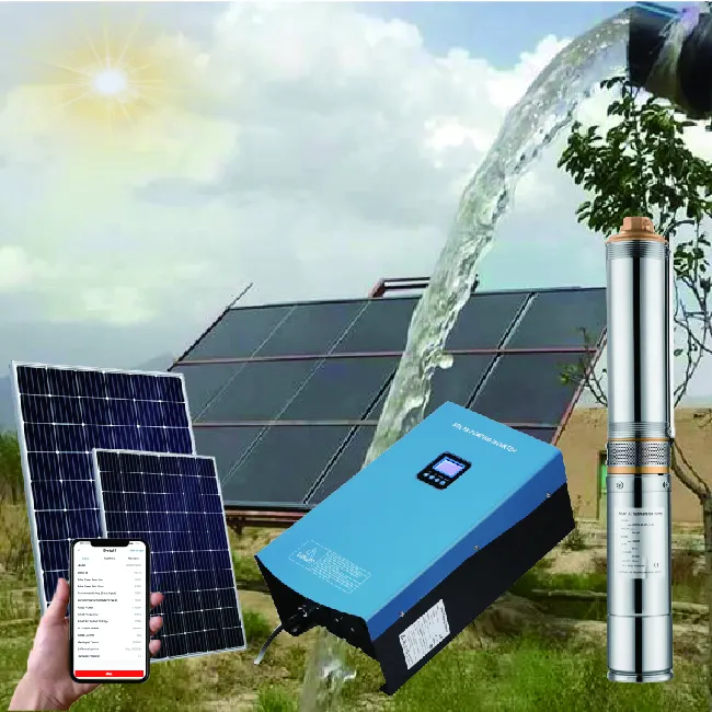 Zonne-energie 5.5Kw 7.5Kw 11Kw 15KW 18.5KW Inverter Controller 10HP 15HP 20HP 25HP Solar Water Pomp