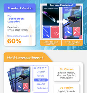 Distributeur automatique de recharge de téléphone <span class=keywords><strong>AMI</strong></span> Edition 10 baies, multifonction, recharge rapide, pour le <span class=keywords><strong>public</strong></span> - Product Image 2