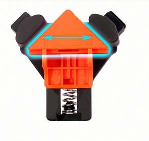 Serre-joints d'angle réglables à 90 degrés pour <span class=keywords><strong>le</strong></span> travail du <span class=keywords><strong>bois</strong></span>, fixation rapide, pince pour cadre photo à angle droit pour ponceuse à <span class=keywords><strong>bois</strong></span> - Product Image 2