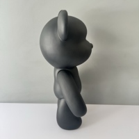 Nouvelle Arrivée Peintures DIY Créatives Ours Fluide Noir Jouet Grands Ours Fluide pour Décoration Intérieure