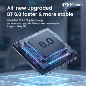 Audífonos Miccell OWS Intrauditivos, Mini Audífonos Inalámbricos 6.0BT para Juegos con Estuche para iPhone, <span class=keywords><strong>Xiaomi</strong></span>, Huawei - Product Image 5