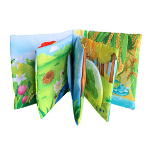 Peek-a-boo-Libro <span class=keywords><strong>de</strong></span> tela con sonido arrugado, educativo, divertido, interactivo <span class=keywords><strong>para</strong></span> bebé, con <span class=keywords><strong>cuentos</strong></span> inspiradores, nuevo diseño - Product Image 4