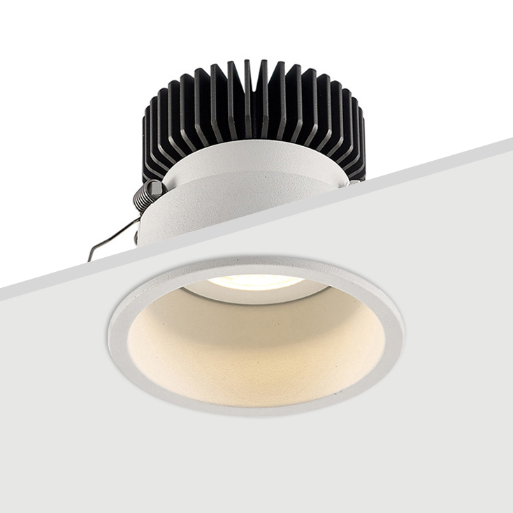 Verstelbare Spot Dali 9W 7W Commercieel Dons Licht Dimbaar Plafond 12W Verzonken Hotel Anti Glare Cob Led Downlight