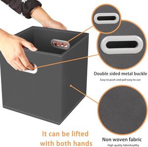 Hiện Đại Có Thể Gập Lại Lưu Trữ <span class=keywords><strong>Box</strong></span> Cube Organizer Cho Tủ Quần Áo Quần Áo Giày Đồ Lặt Vặt Lưu Trữ - Product Image 5