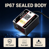 Capteur de distance laser ZW-LRD 30m avec interrupteur, sortie analogique 4-20mA/0-5V et RS485 pour la mesure industrielle