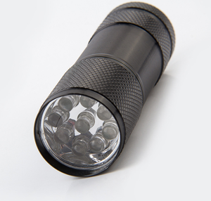 Mini lampe Portable à lumière ultraviolette, lampe de poche à 9 led pour la pêche à la mouche, Buzzer, coccinelle, colle UV - Product Image 2