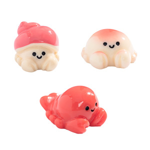 Figurines d'animaux marins miniatures en résine, décorations mignonnes pour aquarium, ornements pour aquarium, thème plage - Product Image 5