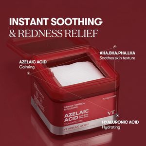 Dischetti Tonificanti all'Acido Azelaico VT per il Controllo del Sebo e la Calmante Azione sulla Pelle Grassa e Soggetta ad Acne - Product Image 3