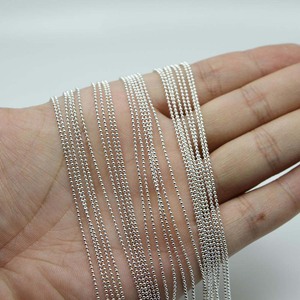 Cadenas de Metal con Cuentas Plateadas, Doradas y Negras para Manualidades, Suministros para la Fabricación de Joyería, Accesorios para Bricolaje, 80 cm de Longitud - Product Image 3