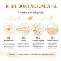 Sérum Ampoule ExoAion Ginseng Exosome pour Cliniques Esthétiques, Raffermissant & Améliorant l'Élasticité de la Peau, Anti-Âge, Réduction des Rides, OEM/ODM