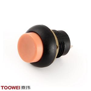 Toowei 12Mm IP67 Không Thấm Nước Mini Khóa On-Off Spst Vòng Phẳng Cam Nhựa Chuyển Đổi Nhà Máy Trực Tiếp Đẩy Nút Chuyển Đổi - Product Image 1
