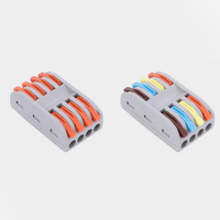 ELEWIND Connecteur de câblage automobile multifonctionnel universel série 8 broches 4-4, à raccordement rapide, pour fils souples et rigides en parallèle