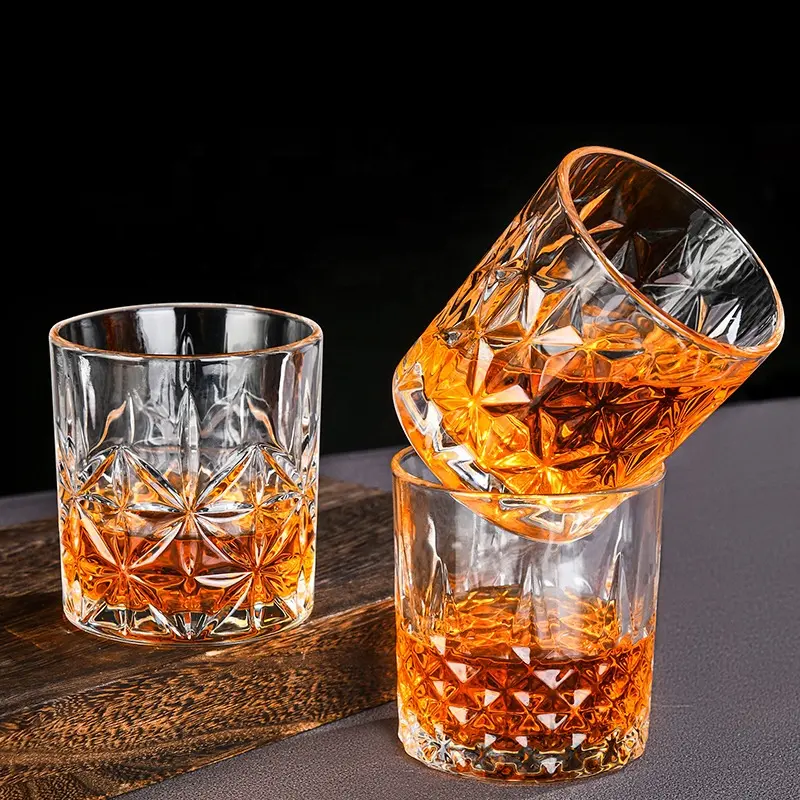 High Quality Crystal Glasses Whiskey Glass Cup Wine Glasses Whiskey Glass