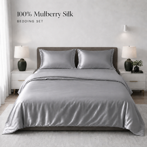 Parure <span class=keywords><strong>de</strong></span> lit <span class=keywords><strong>de</strong></span> haute qualité en pure <span class=keywords><strong>soie</strong></span> <span class=keywords><strong>de</strong></span> mûrier pour la Journée des enfants – Housse <span class=keywords><strong>de</strong></span> couette et draps très vendus - Product Image 1