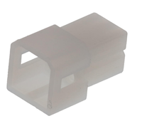 Boîtier de connecteur à broches et douilles standard de 1,57 mm de diamètre (0,062 po) 4 circuits, naturel, IP67, 600 V, 12 A, en alliage d'aluminium