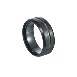 Mode Günstiger Preis Nicht verblassen der Edelstahl Matt gebürstete Ringe Titan Stahlring für Männer - Product Image 5
