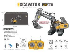 BC1043/BC1044/BC1035 <b>RC</b> 2.4G Remote <b>Control</b> Excavator Engineering Vehicle Model Car Toy Dump Truck Crawler Bulldozer Gift 1/20 - Product Image 6