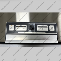 Scelleuse sous vide domestique 120W à économie d'énergie, 65-80Kpa, à vide pulsé, pour sacs secs et humides, avec tuyau externe, outil de rangement et d'emballage