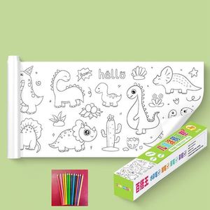 Artesanías educativas 3M PAPEL DE Color agua diferentes diseños aprendizaje desplazamiento gigante pintura hecha a mano cartel de pared dibujo arte - Product Image 6