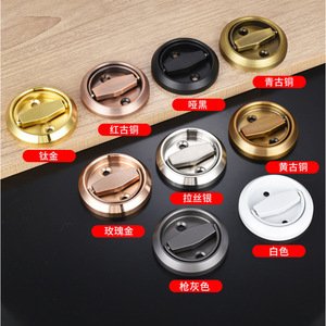 304 Stainless Steel Circular Pull Ring Handle for Interior <b>Doors</b> Kitchen & Hotel Use Durable with Concealed Fixed Option - Product Image 2