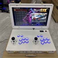 Console de jeu d'arcade portable tout-en-un de 21 pouces, modèle anglais 3D, pour la maison, double joueur, 1 an de garantie, VGA, nouveau design