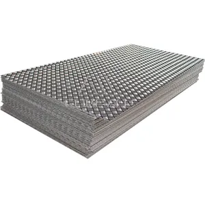 5754 Aluminium alloy checker tread plate platform in aluminium for wind turbine towers