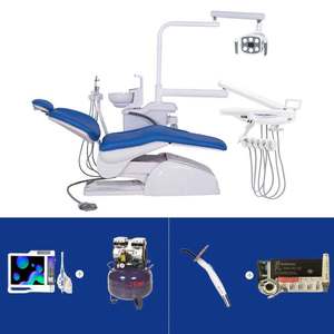 High Quality Microfiber Leather <strong>Dental</strong> <strong>Unit</strong> Equipment Modern Ergonomic Luxury <strong>Chairs</strong> Electric with ISO Certification Made China - Product Image 1