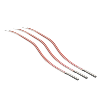 Sonde de capteur de température à thermistance Oem Odm PTC 200mm 4 fils RTD en acier inoxydable alimentaire Précision 0.3C pour l'industrie