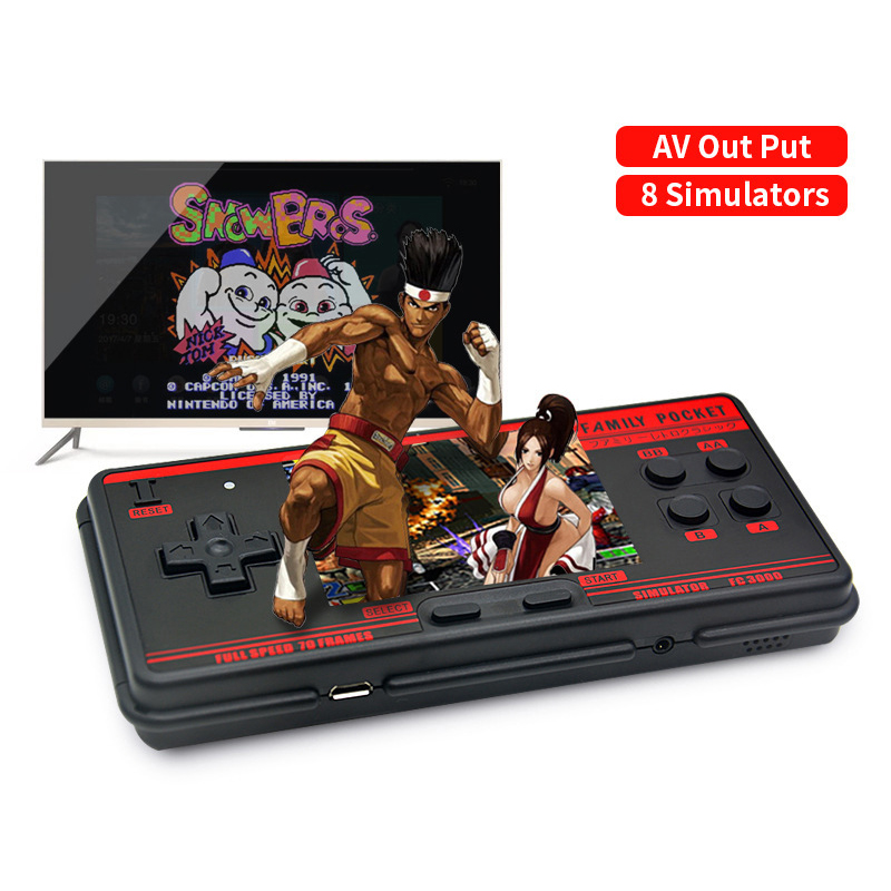 1091 в 1 Ретро видео портативная игровая консоль мини FC NFC ТВ игровая консоль FC3000